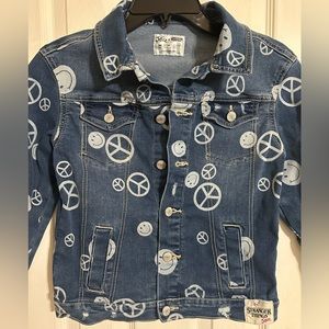 Justice Denim Jacket X Stranger Things (Girls size 10)